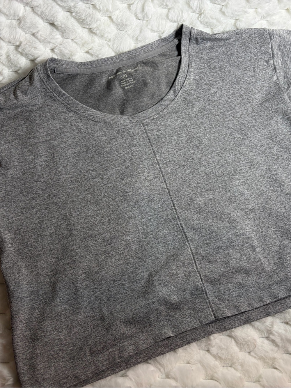 Everyday Grey Crop Top - Comfort Fit